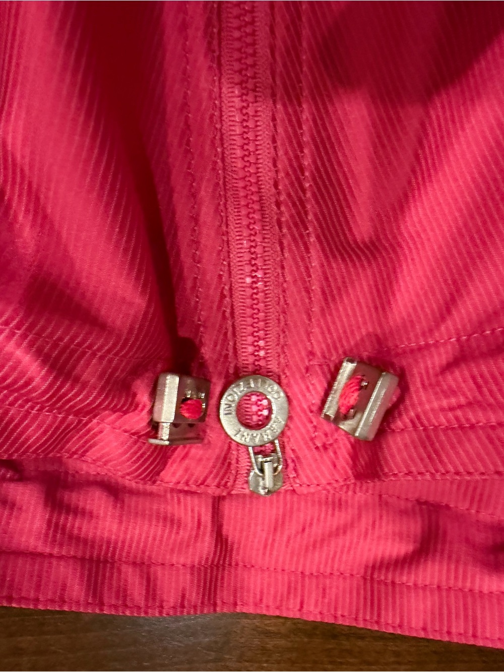 Vintage Armani Collezioni Hot Pink Hooded Zip-Front Jacket - Picture 10 of 10